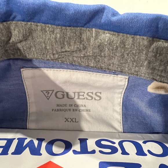 Guess XXL Long Sleeve Designer button down - Picture 2 of 3
